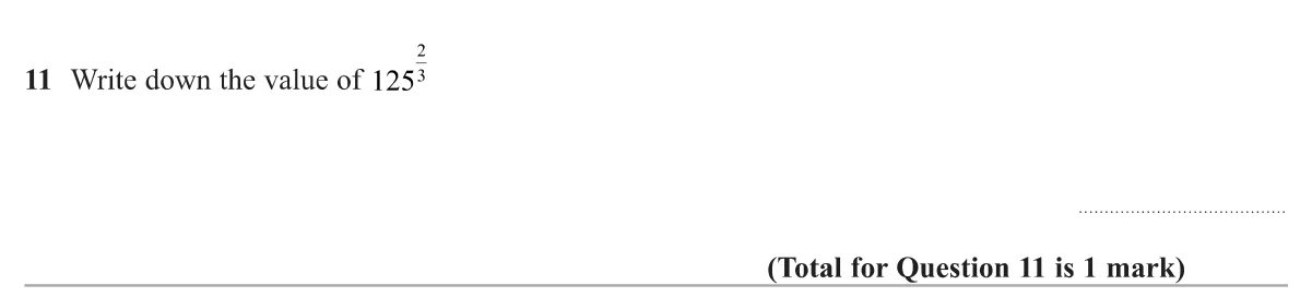 Evaluate a number raised to a fractional power.