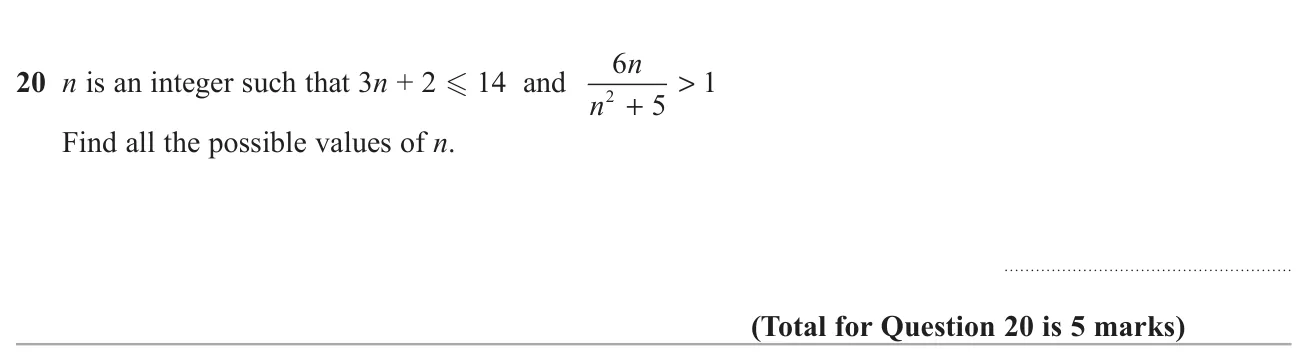 Find every integer that satisfies both a linear inequality and an inequality involving an algebraic fraction.