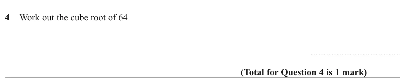 Find the cube root of a number.