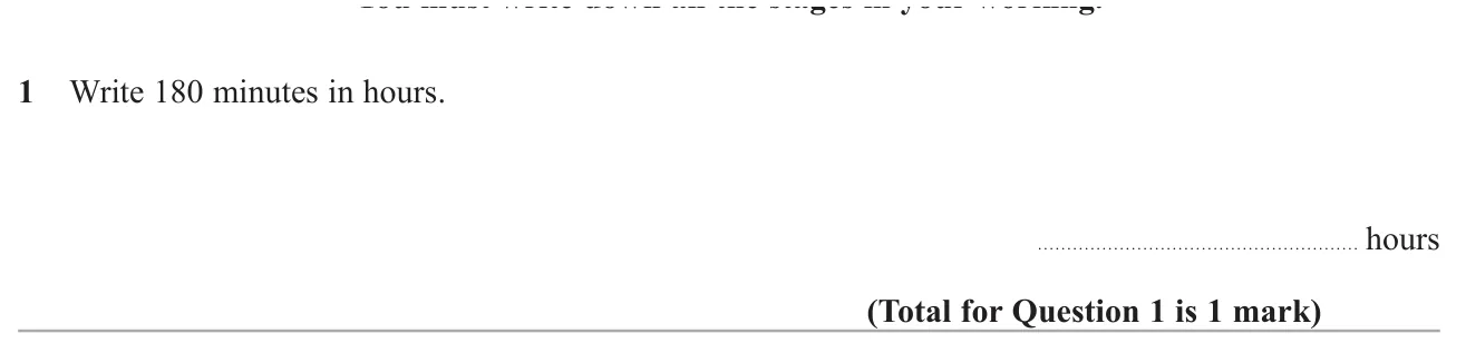 Convert a number of minutes into hours.