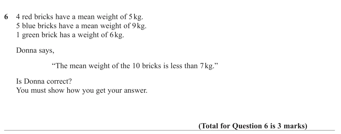 Combine the means of three groups of objects to test a claim about the overall mean.