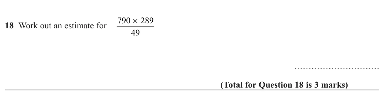 Estimate a product divided by a number by rounding each value first.