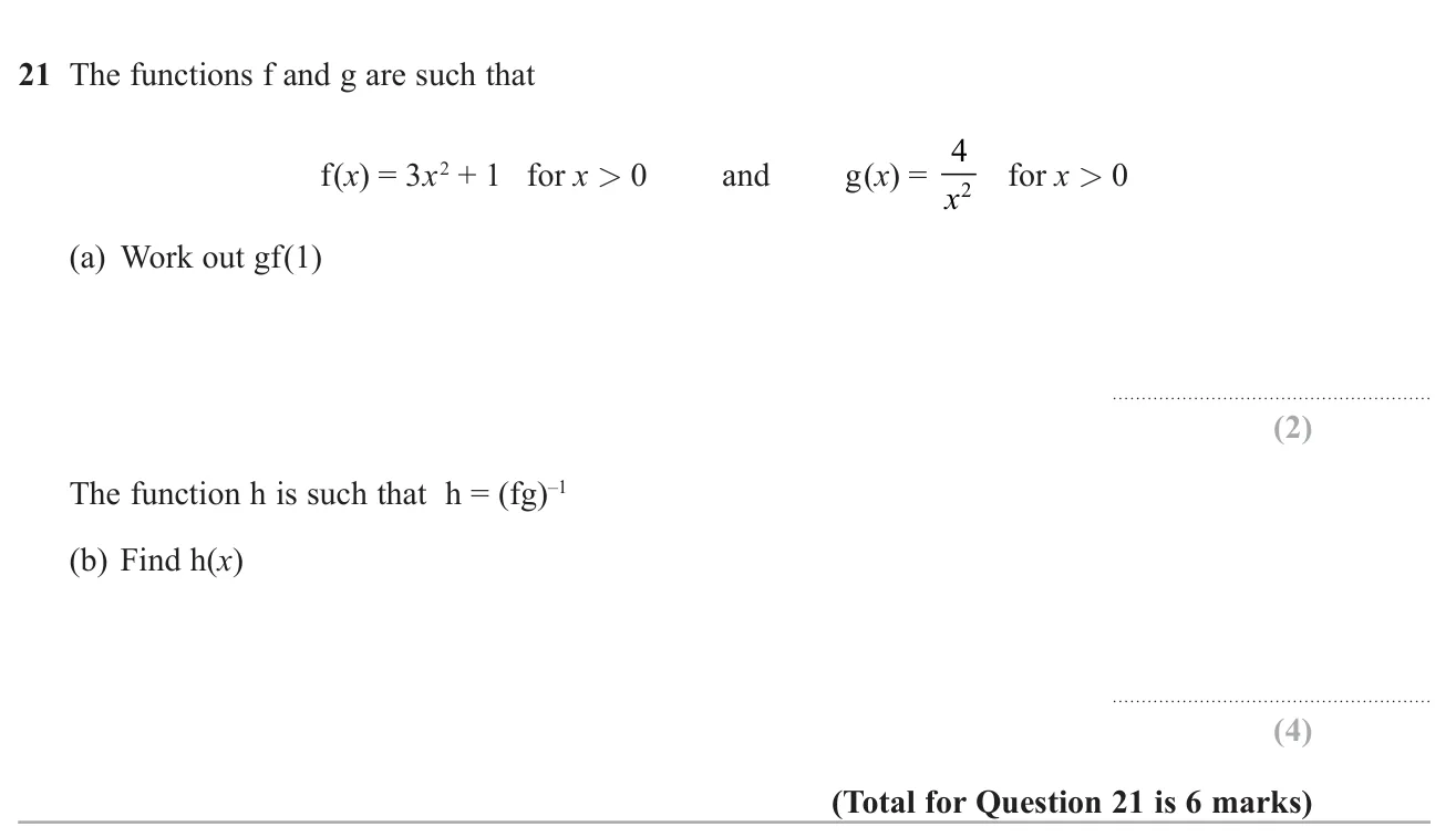 Evaluate a composite function at a point, then find the inverse of a composite function.