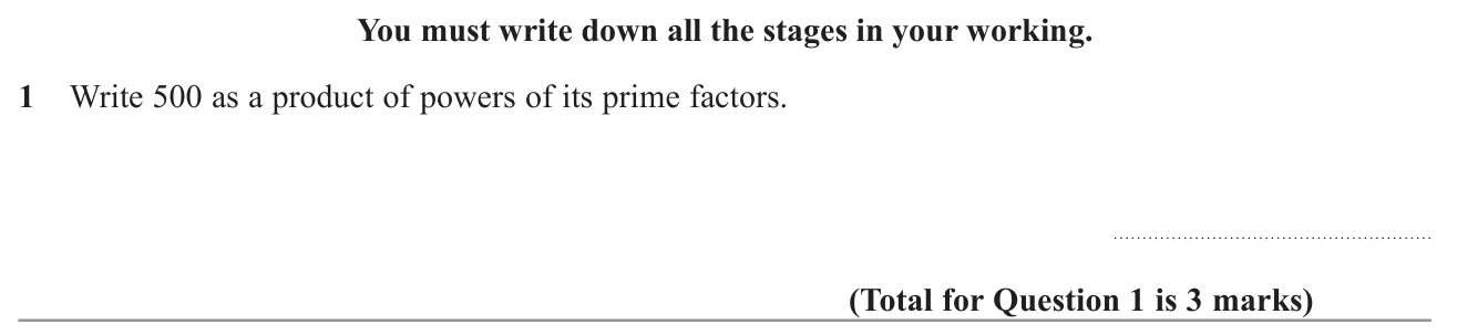 Express a three-digit number as a product of prime powers.
