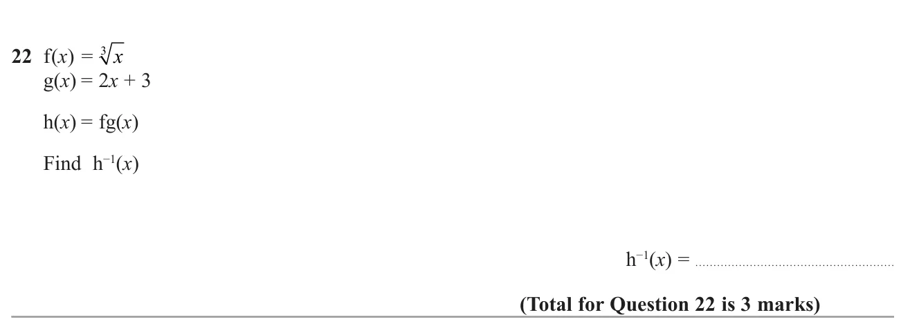 Form a composite function and find its inverse.