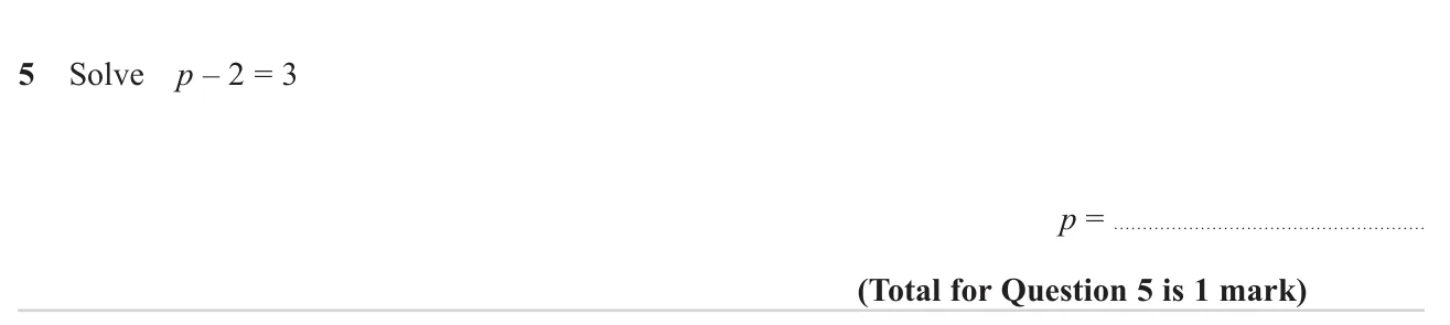 Solve a one-step linear equation.