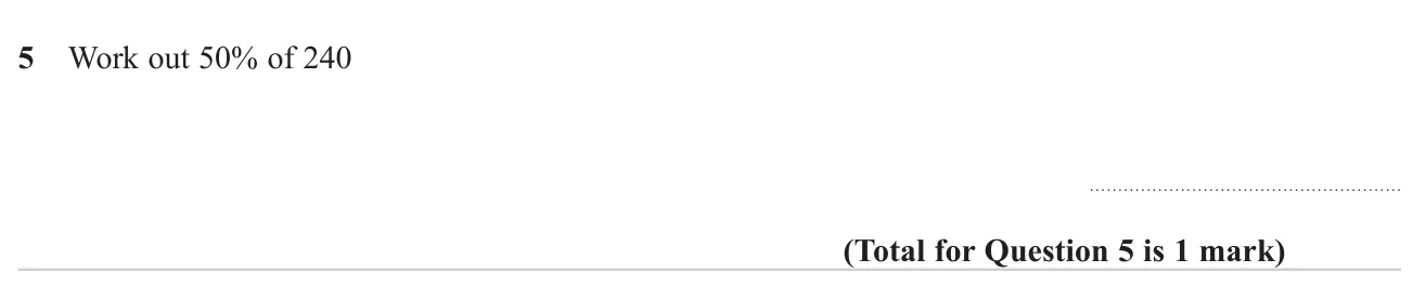 Find half of an amount.