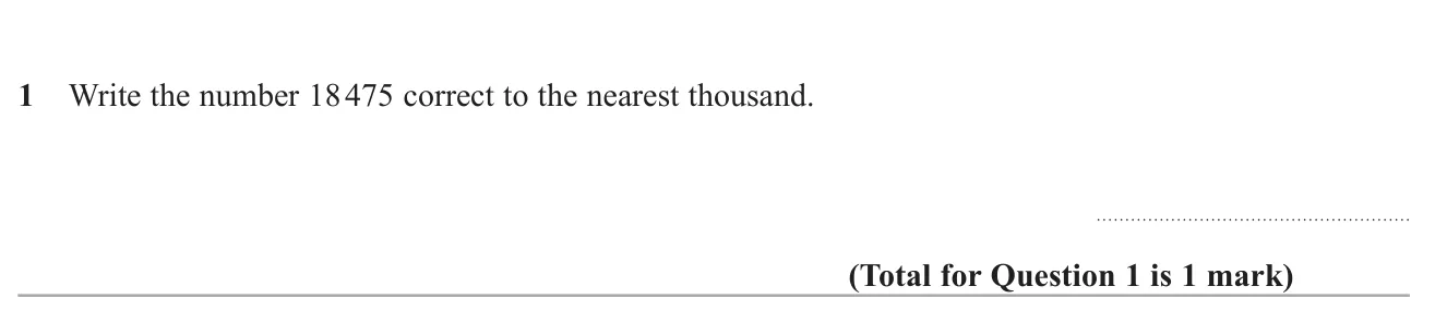 Round a five-digit number to the nearest thousand.
