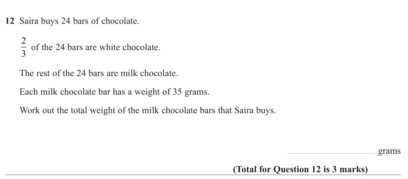 Find what is left after taking a fraction of a set of bars, then find their total weight.