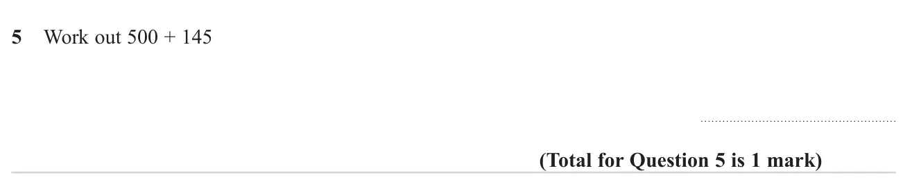 Add two whole numbers without a calculator.